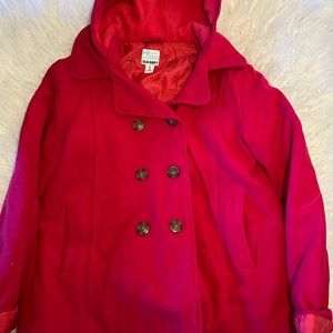 Old navy pink pea coat